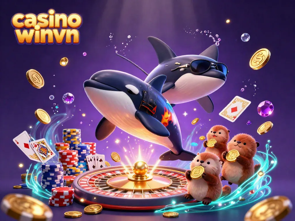 Experience thrilling gameplay with casino winvn featuring playful sea characters and vibrant casino elements.